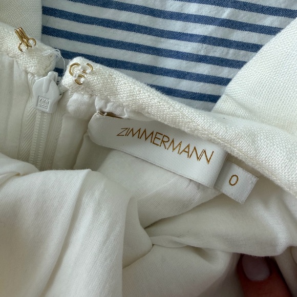 Zimmermann Ivory Backless Ruffle Dress - Picture 5 of 5